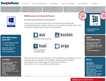 Tablet Screenshot of bauer-software.de